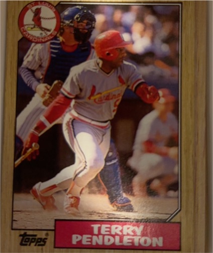 1987 Topps #8 Terry Pendleton — front