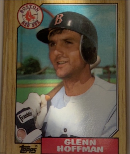 1987 Topps #374 Glenn Hoffman — front
