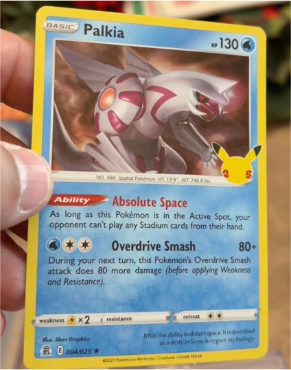 2021 Pokémon Celebrations #004 Palkia — front