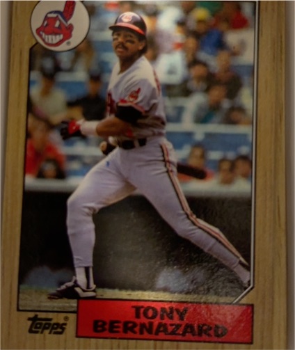 1987 Topps #300 Tony Bernazard — front