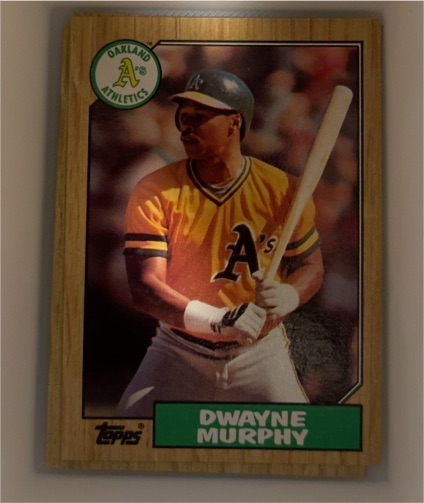 1987 Topps #743 Dwayne Murphy — front