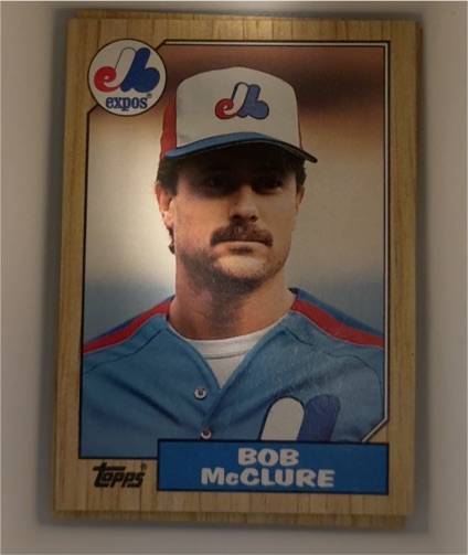 1987 Topps #707 Bob McClure — front