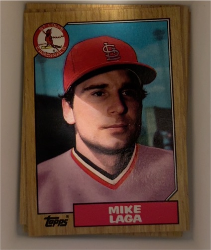 1987 Topps #321 Mike Laga — front