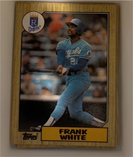1987 Topps #692 Frank White — front