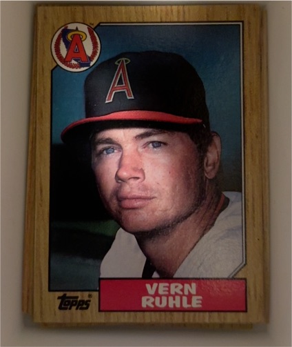 1987 Topps #221 Vern Ruhle — front