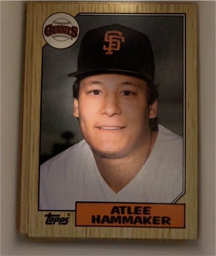1987 Topps #781 Atlee Hammaker — front