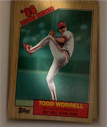 1987 Topps #7 Todd Worrell — front