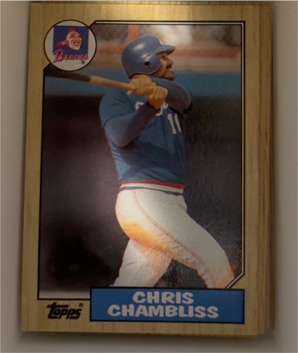 1987 Topps #777 Chris Chambliss — front