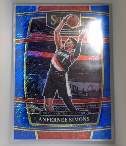 2021-22 Panini Select #29 Anfernee Simons — front
