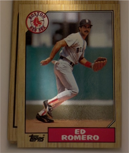 1987 Topps #675 Ed Romero — front