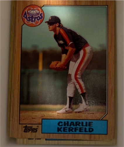 1987 Topps #145 Charlie Kerfeld Houston Astros — front