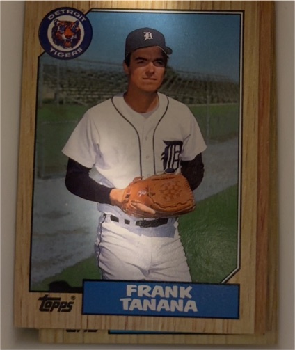 1987 Topps #726 Frank Tanana — front