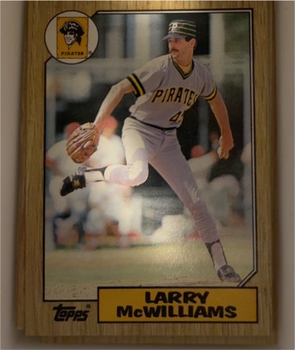 1987 Topps #564 Larry McWilliams — front
