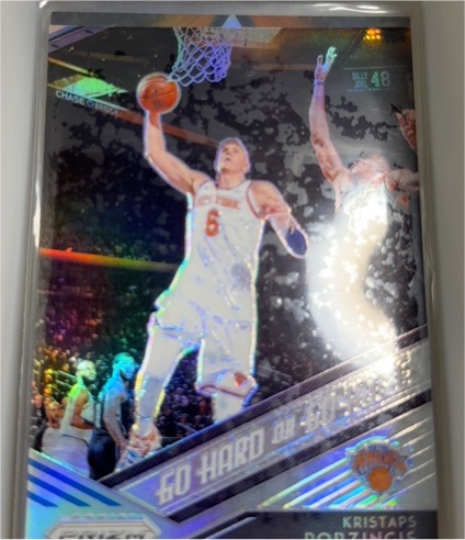 2017 Panini Prizm #48 Kristaps Porzingis — front