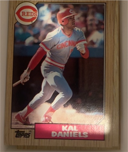1987 Topps #466 Kal Daniels — front