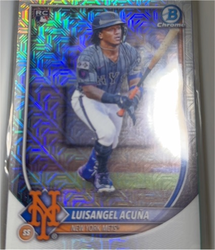 2025 Bowman Chrome #32 Luisangel Acuna — front