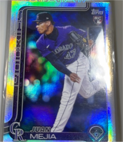 2025 Topps Update Series #US285 Juan Mejia — front