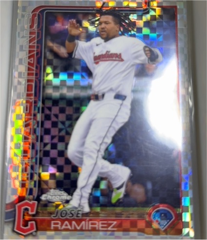 2025 Topps Chrome #12 Jose Ramirez — front