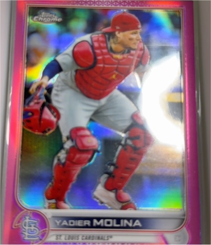 2022 Topps Chrome #93 Yadier Molina — front