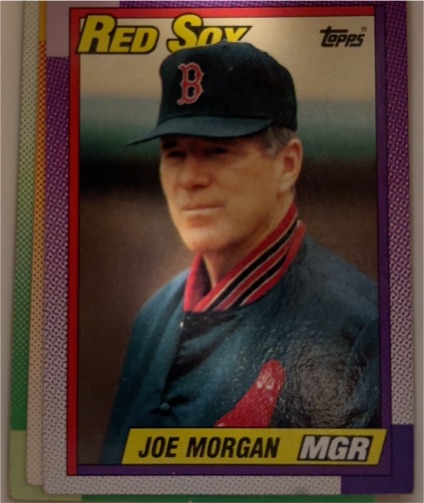 1990 Topps #321 Joe Morgan MGR Boston Red Sox — front
