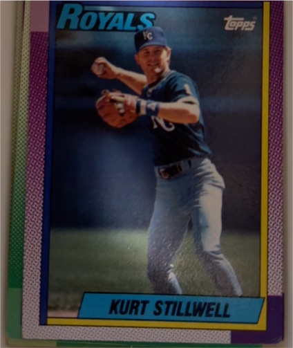 1990 Topps #222 Kurt Stillwell — front