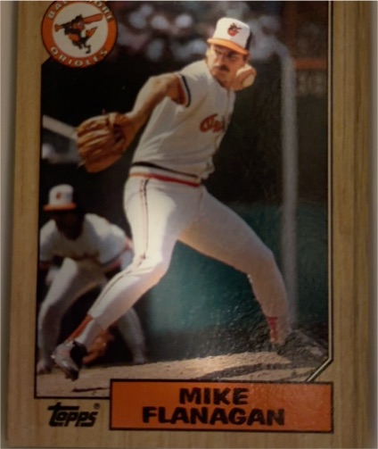 1987 Topps #694 Mike Flanagan — front