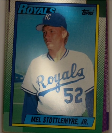 1990 Topps #263 Mel Stottlemyre, Jr. Kansas City Royals — front
