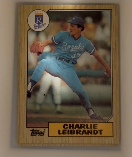 1987 Topps #223 Charlie Leibrandt — front