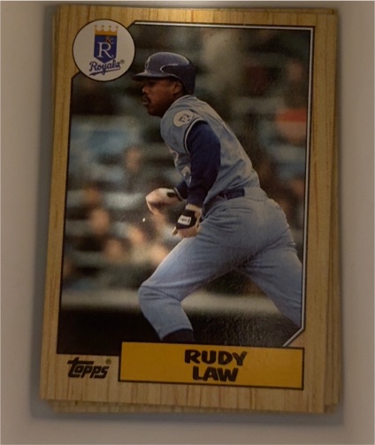 1987 Topps #382 Rudy Law — front