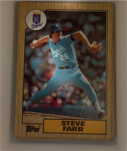 1987 Topps #473 Steve Farr — front