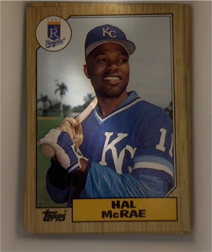 1987 Topps #573 Hal McRae — front