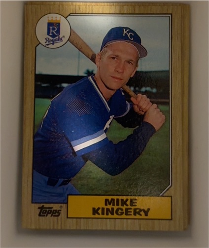 1987 Topps #203 Mike Kingery — front