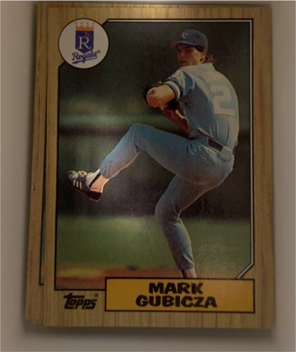 1987 Topps #326 Mark Gubicza — front