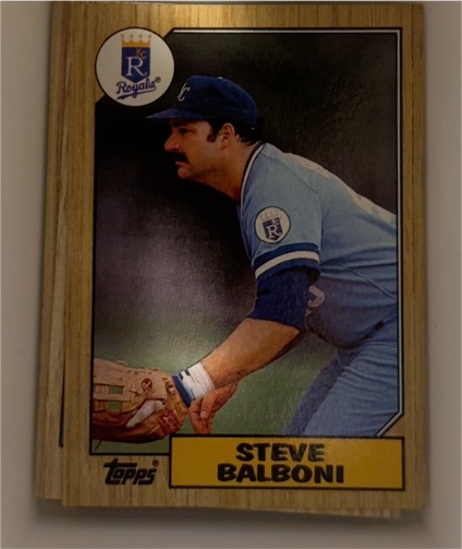 1987 Topps #240 Steve Balboni — front