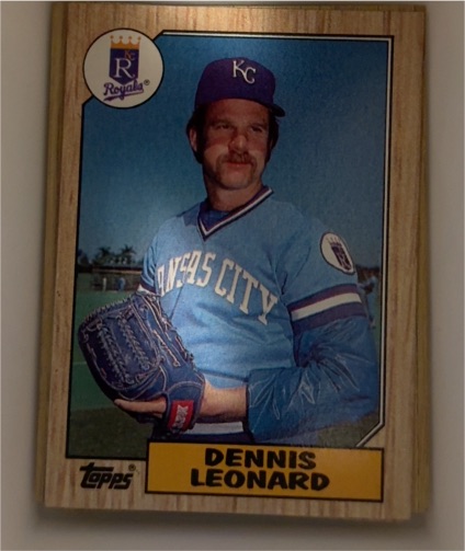 1987 Topps #38 Dennis Leonard — front