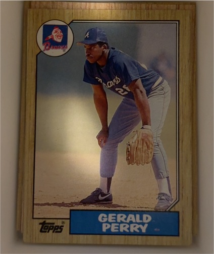 1987 Topps #639 Gerald Perry — front
