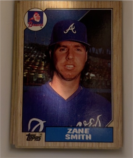 1987 Topps #544 Zane Smith — front
