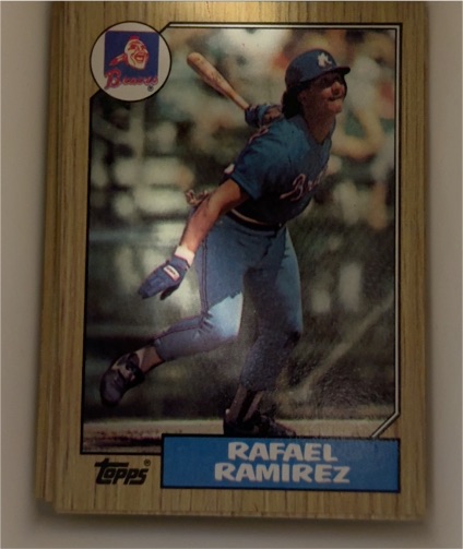 1987 Topps #76 Rafael Ramirez — front