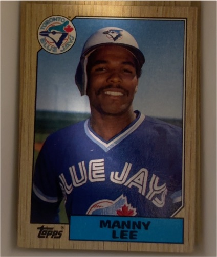 1987 Topps #574 Manny Lee — front