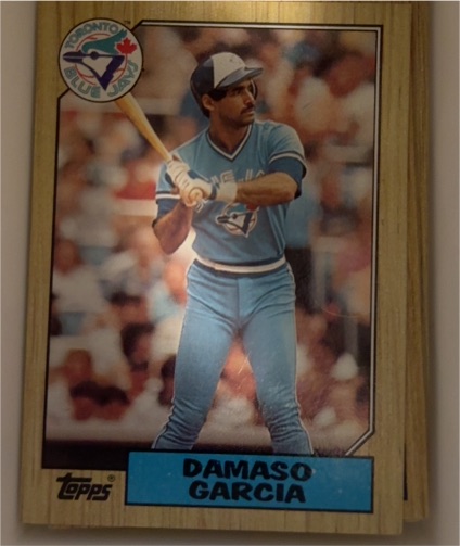 1987 Topps #395 Damaso Garcia — front
