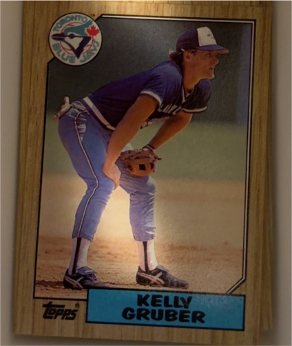 1987 Topps #458 Kelly Gruber — front