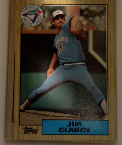 1987 Topps #122 Jim Clancy — front