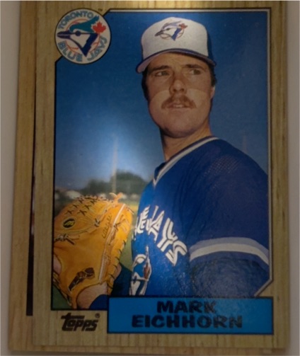 1987 Topps #371 Mark Eichhorn — front