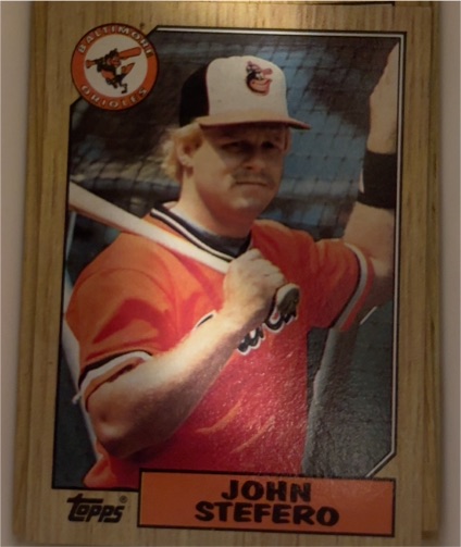 1987 Topps Baseball #563 John Stefero — front