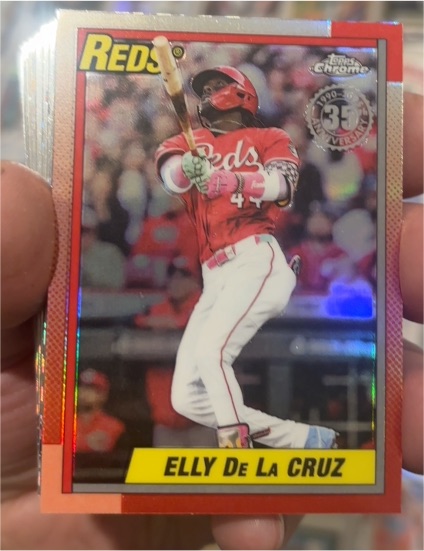2025 Topps Chrome Update #90CU-3 Elly De La Cruz — front