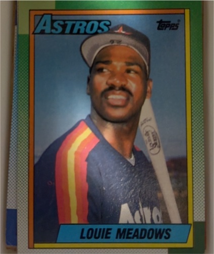 1990 Topps #534 Louie Meadows — front
