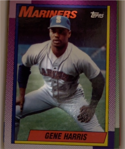 1990 Topps #738 Gene Harris — front