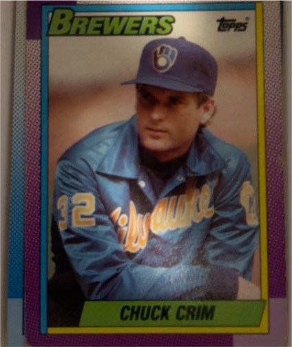 1990 Topps #768 Chuck Crim — front