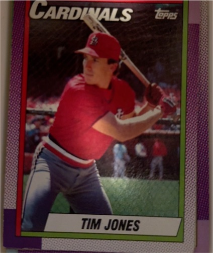 1990 Topps #533 Tim Jones — front
