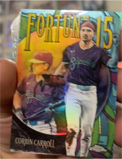 2025 Topps Chrome Update #F15-15 Corbin Carroll — front